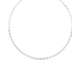 Marlowe Line Silver Necklace