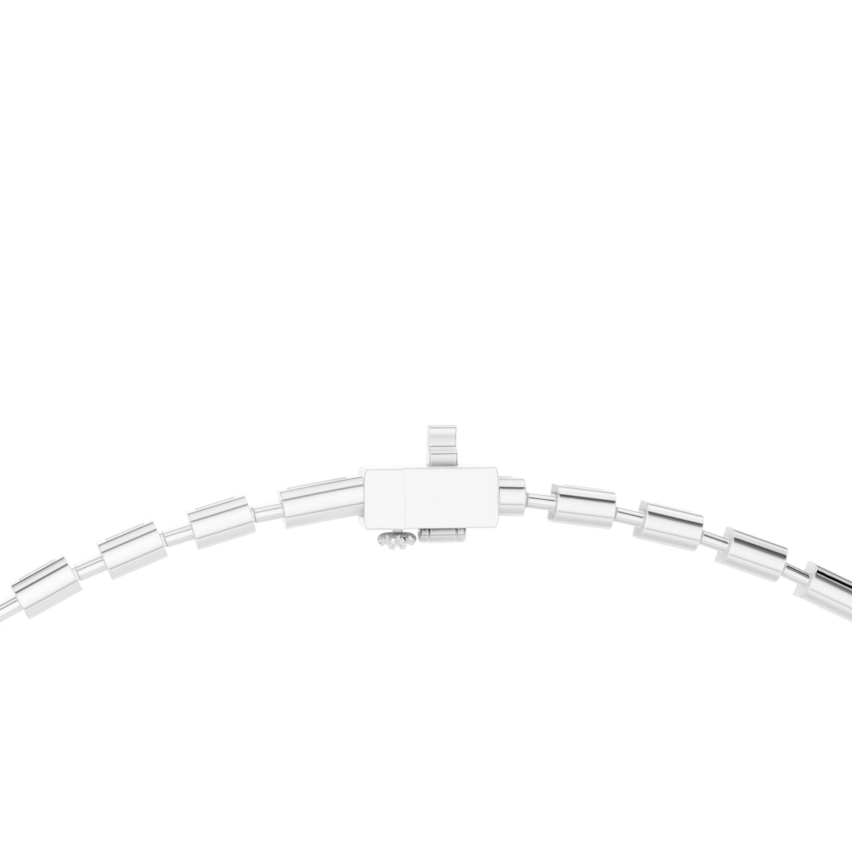 Marlowe Line Silver Necklace