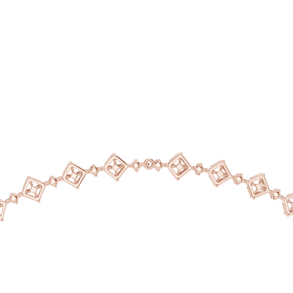 Grandeur Multi-Shape Fancy Diamond Necklace