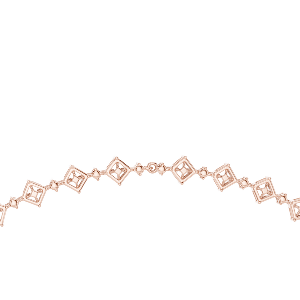 Grandeur Multi-Shape Fancy Diamond Necklace