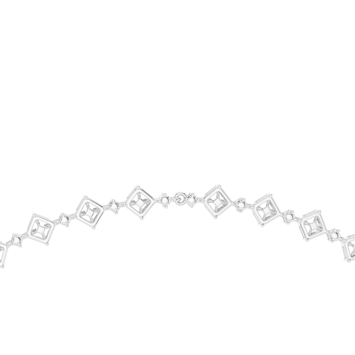 Grandeur Multi-Shape Fancy Diamond Necklace