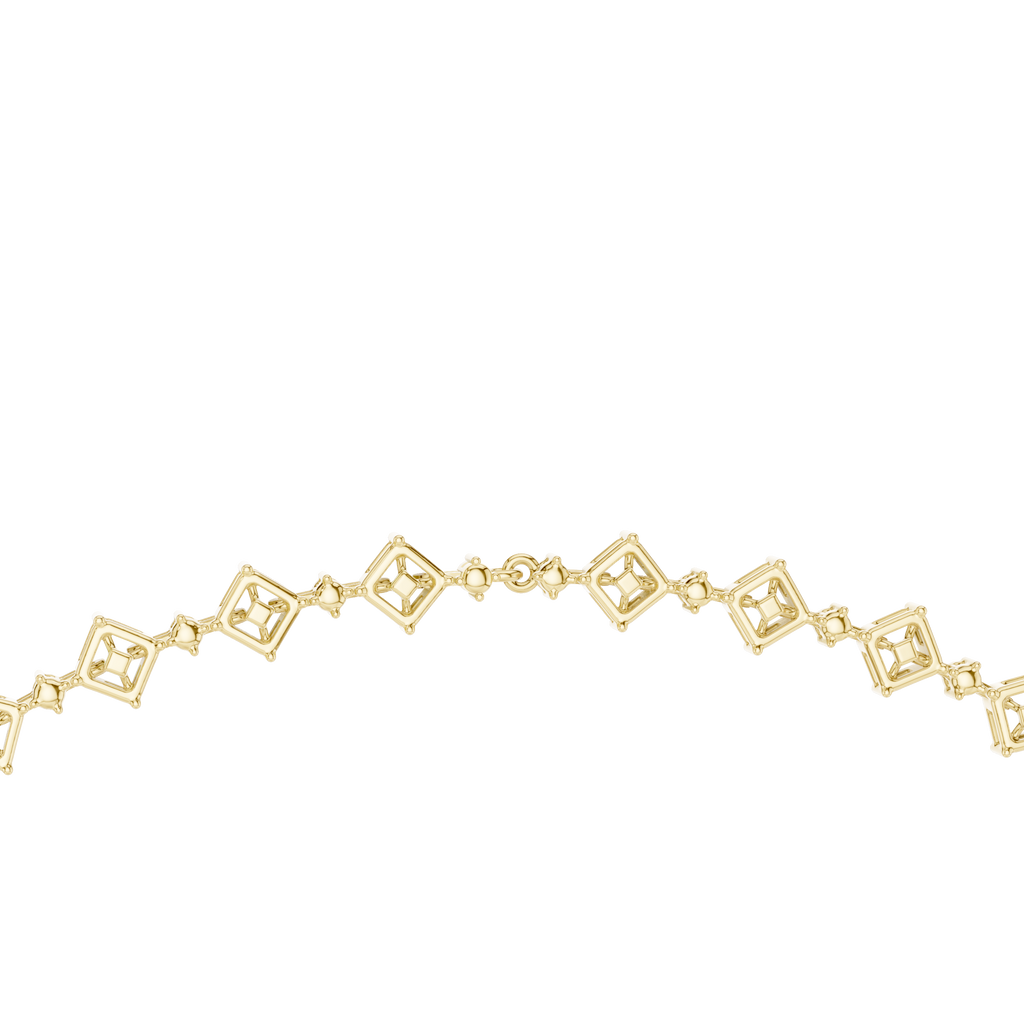 Grandeur Multi-Shape Fancy Diamond Necklace