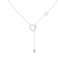 Juliet Lariat Silver Necklace