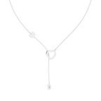 Juliet Lariat Silver Necklace