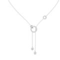Luna Orbit Silver Necklace