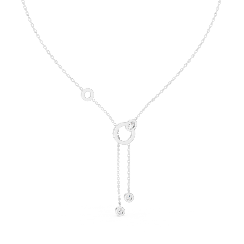 Luna Orbit Silver Necklace