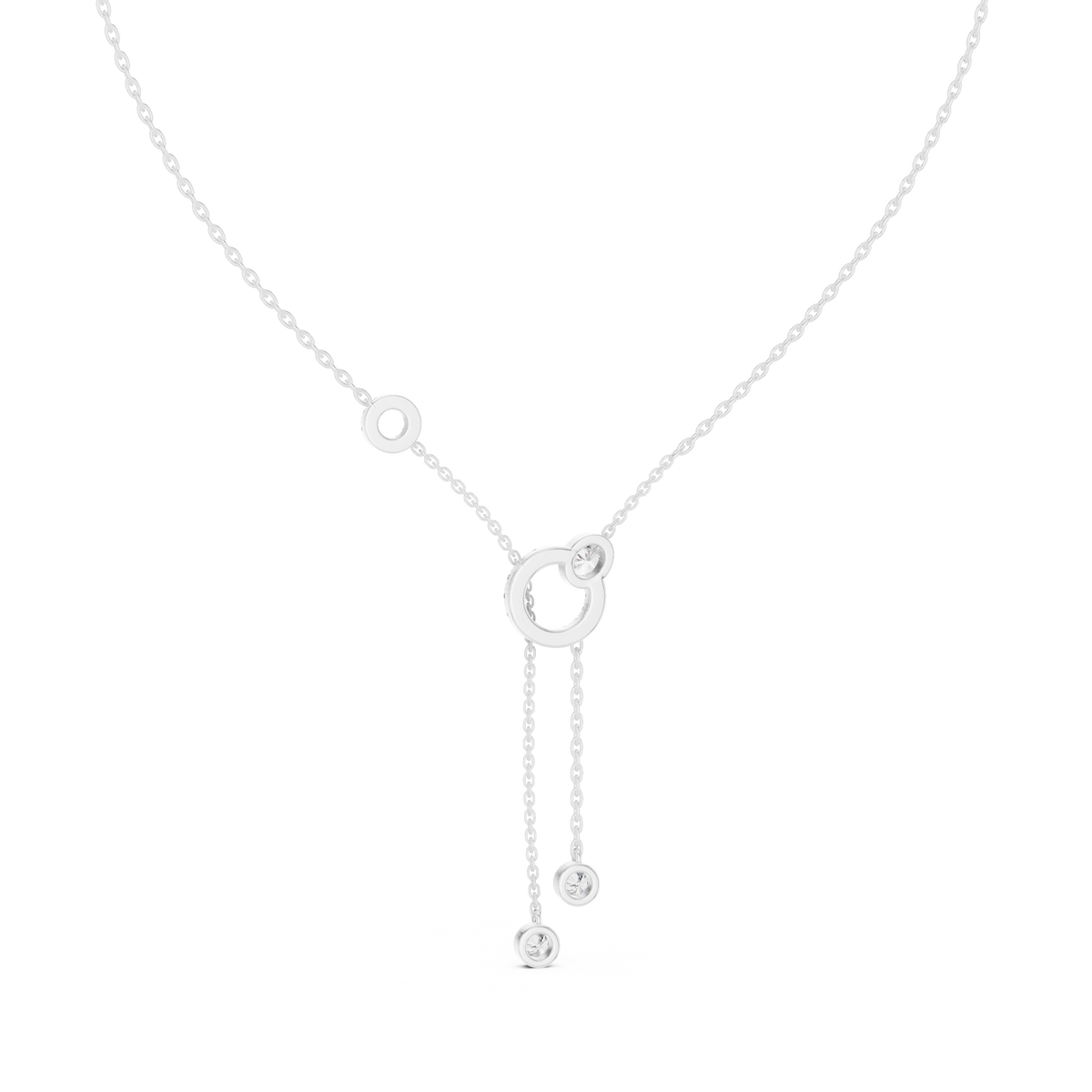Luna Orbit Silver Necklace