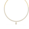 Celeste Diamond Cluster Riviera Drop Necklace