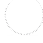 Aurora Cascade Silver Necklace