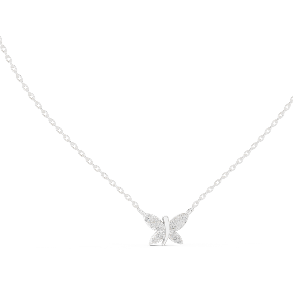 Flutter Light Silver Pendant