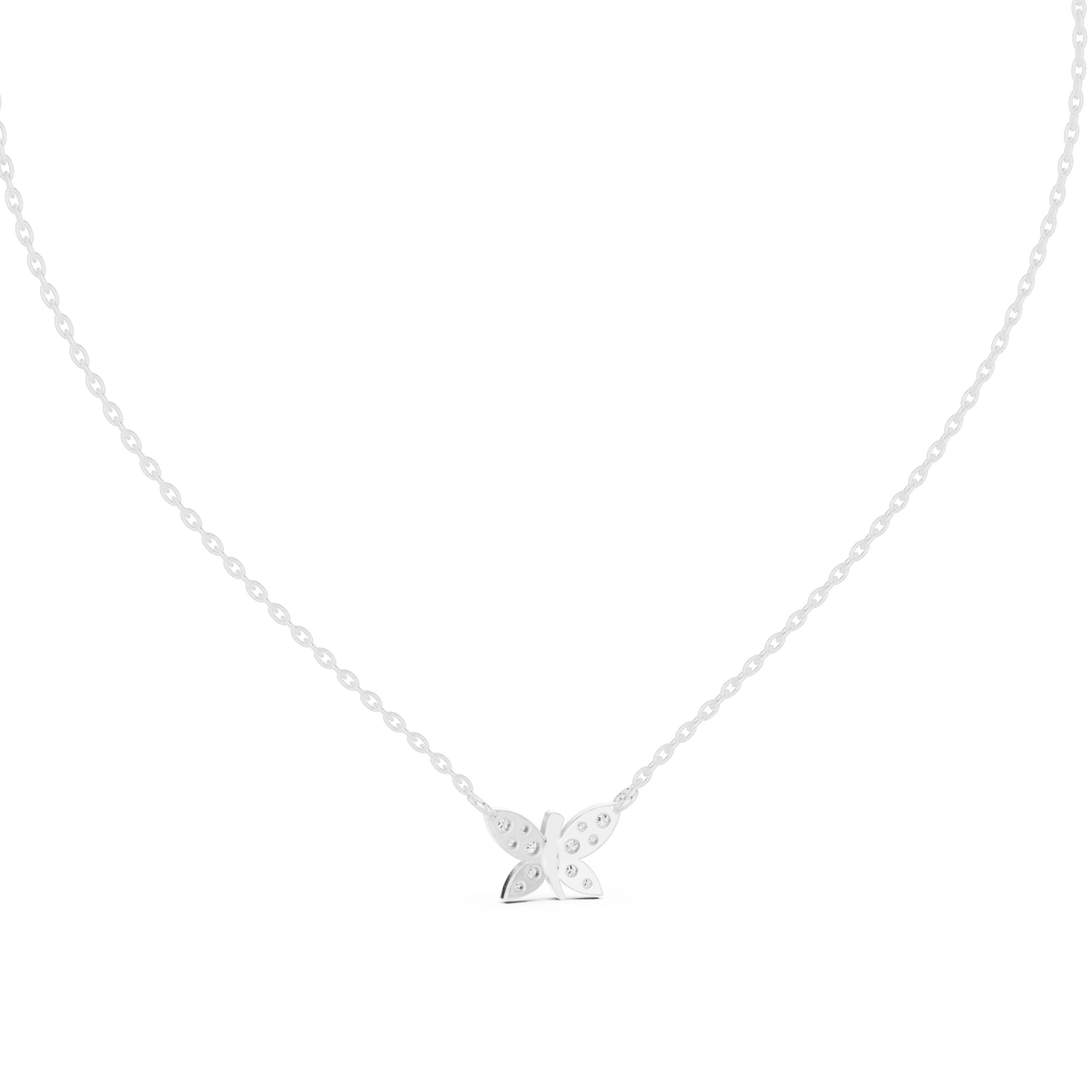 Flutter Light Silver Pendant