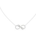 Endless Duet Silver Pendant