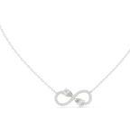 Endless Duet Silver Pendant