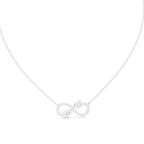 Endless Duet Silver Pendant