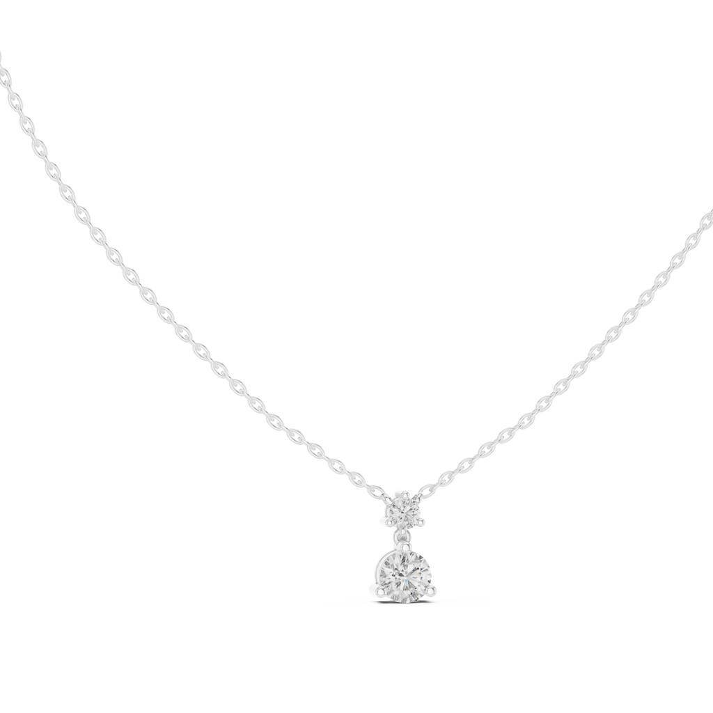 Starlight Drop Silver Pendant