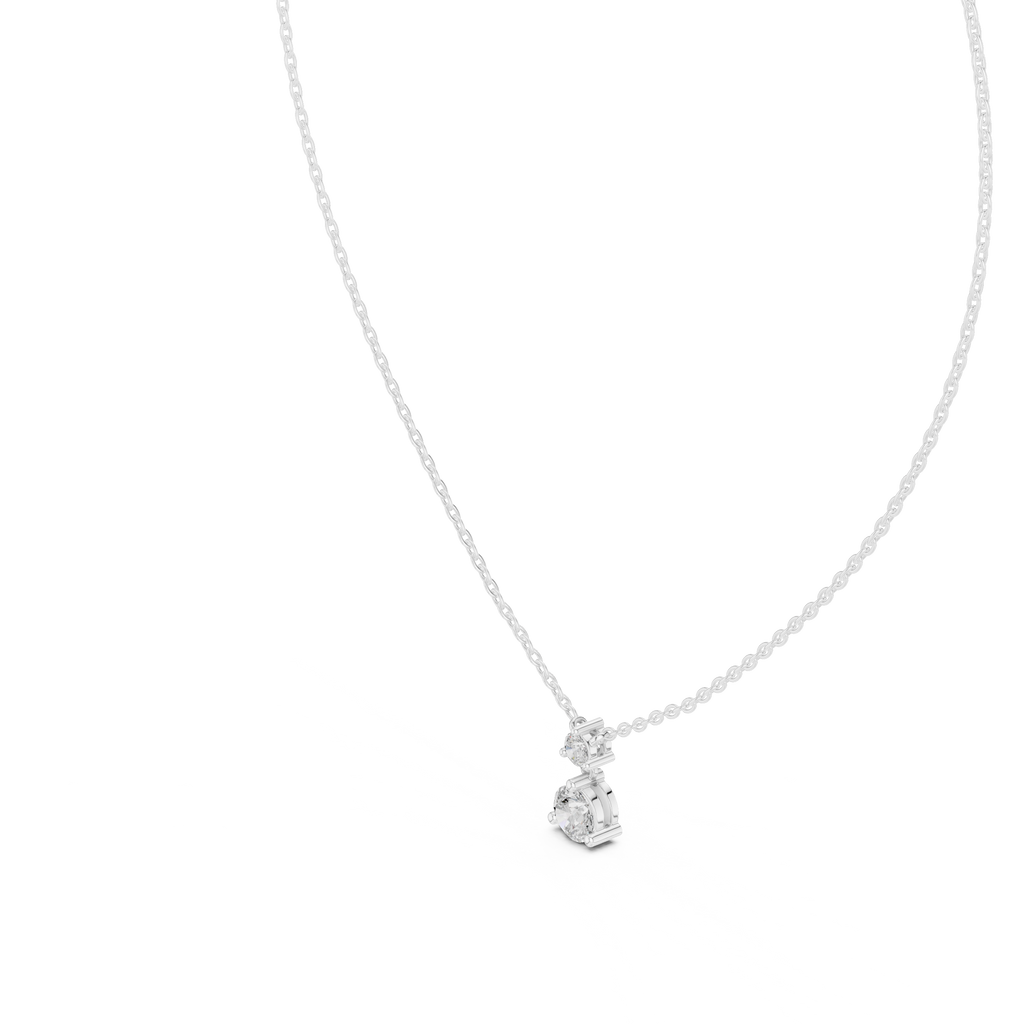 Starlight Drop Silver Pendant