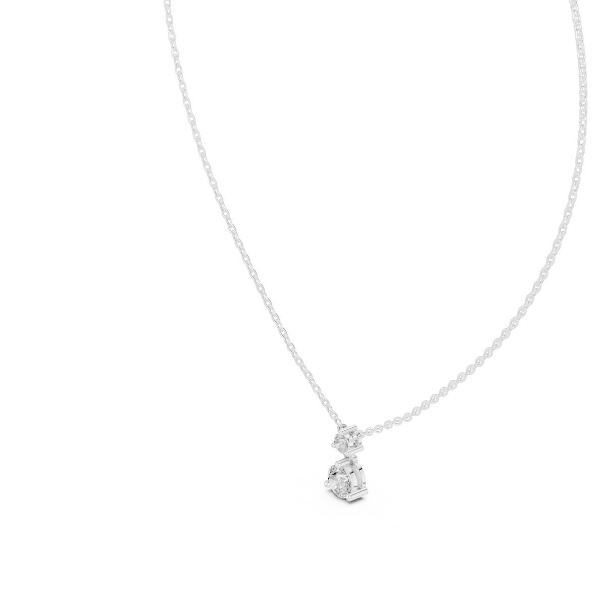 Starlight Drop Silver Pendant