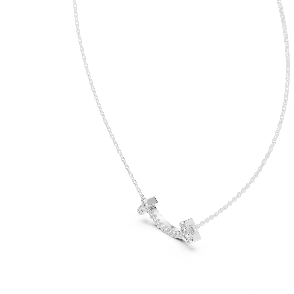 Joyful Arc Silver Pendant