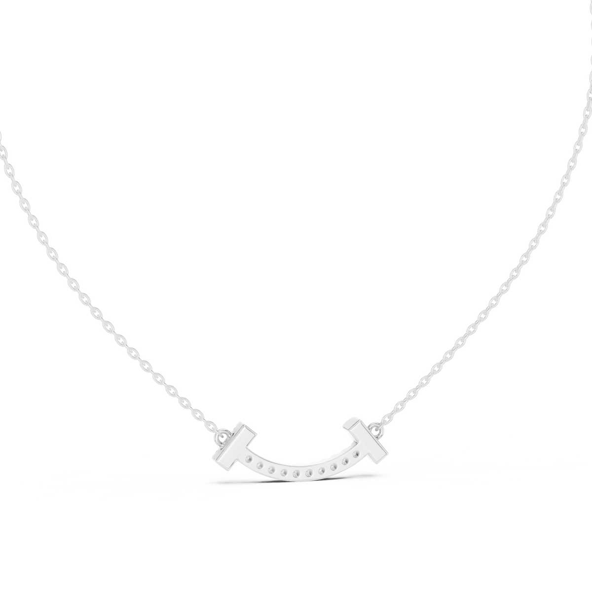Joyful Arc Silver Pendant