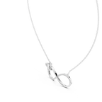Eternal Butterfly Infinity Diamond Pendant