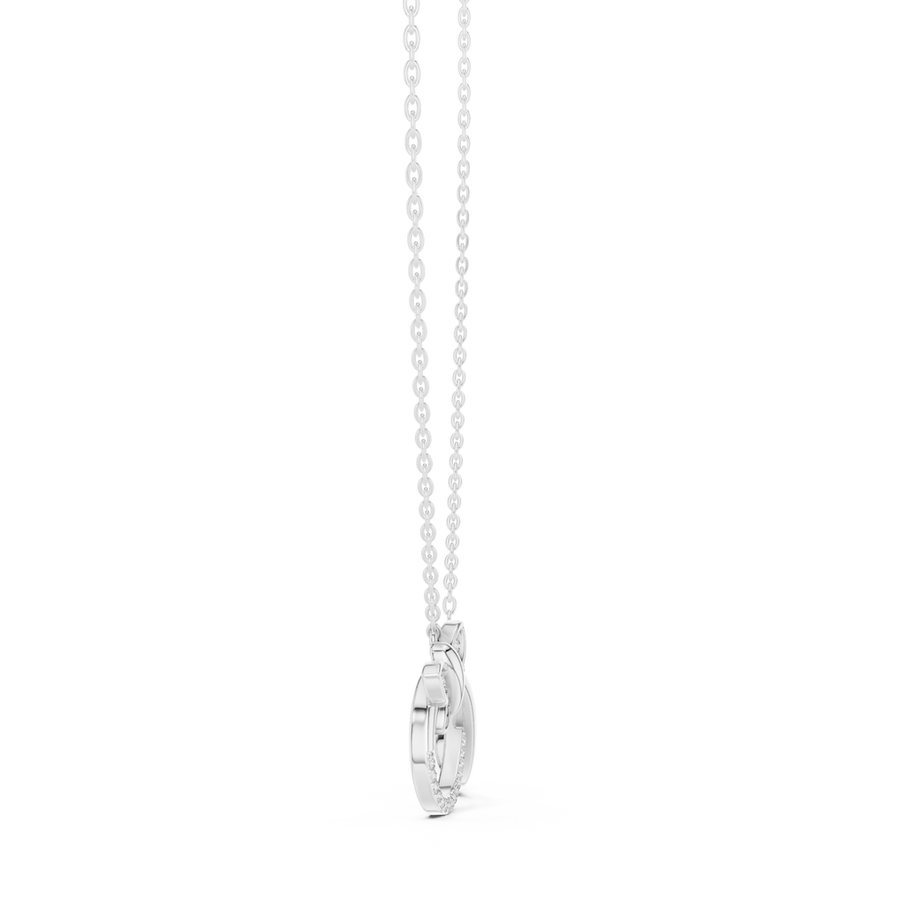 Eternal Butterfly Infinity Diamond Pendant