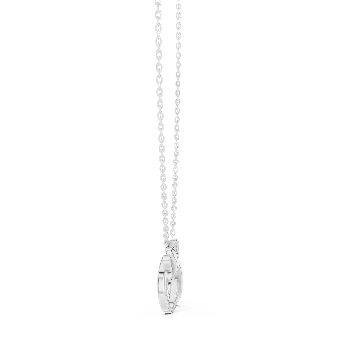 Eternal Butterfly Infinity Diamond Pendant
