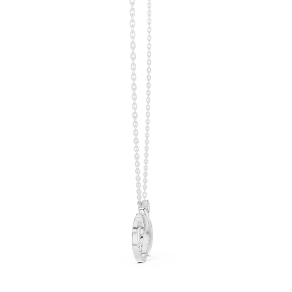 Eternal Butterfly Infinity Diamond Pendant