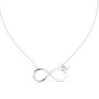 Eternal Butterfly Infinity Diamond Pendant