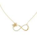 Eternal Butterfly Infinity Diamond Pendant