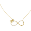 Eternal Butterfly Infinity Diamond Pendant