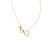 Eternal Butterfly Infinity Diamond Pendant