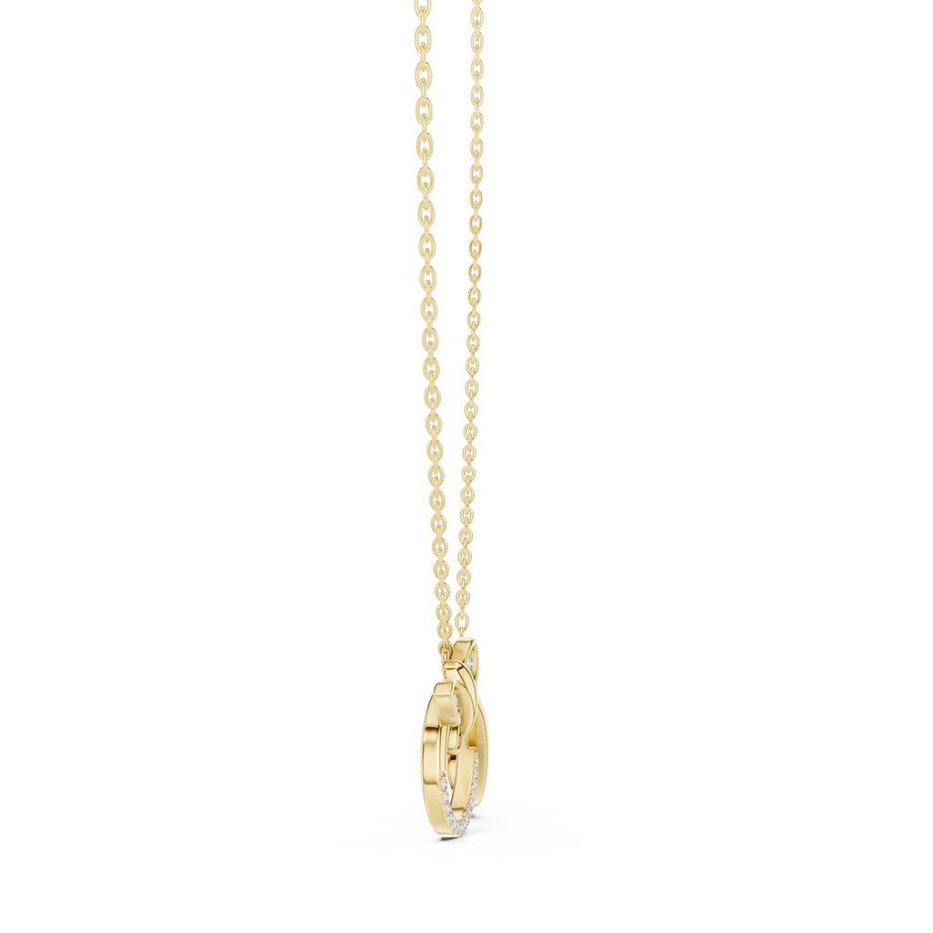 Eternal Butterfly Infinity Diamond Pendant