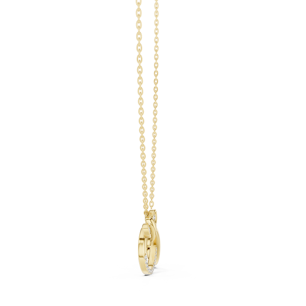 Eternal Butterfly Infinity Diamond Pendant