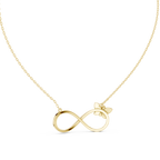Eternal Butterfly Infinity Diamond Pendant