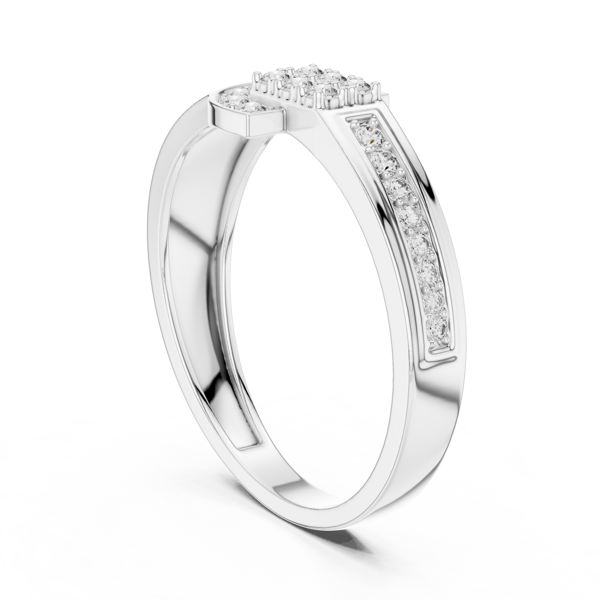Harlow Buckle Silver Ring