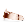 Trinity Pavé Cluster Geometric Bypass Ring
