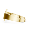 Trinity Pavé Cluster Geometric Bypass Ring