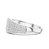 Luna Pavé Dome Teardrop Diamond Ring