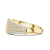 Luna Pavé Dome Teardrop Diamond Ring
