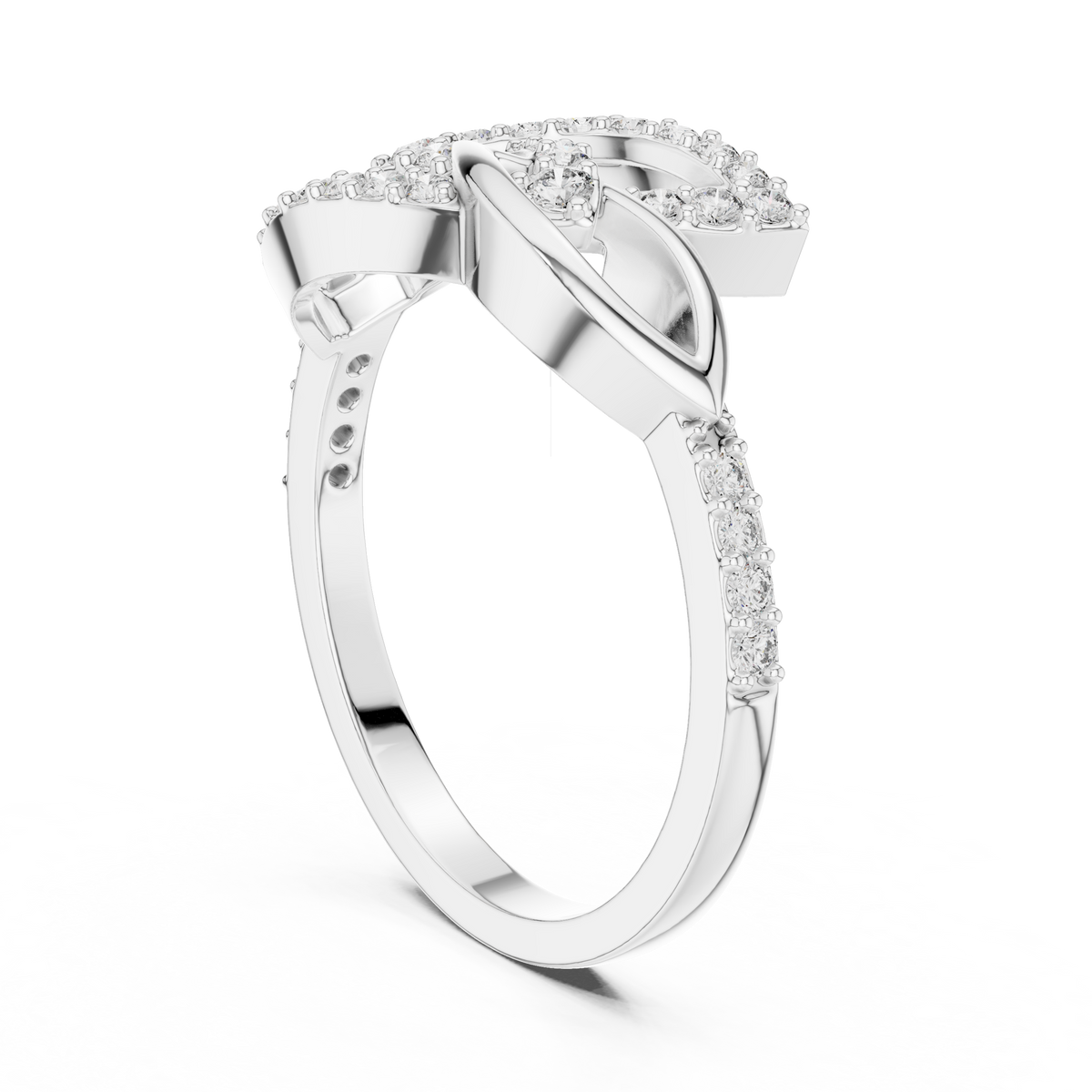 Juniper Entwine Silver Ring