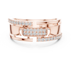 Nexus Interlocking Link Diamond Band Ring