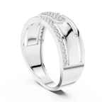 Nexus Interlocking Link Diamond Band Ring