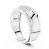 Nexus Interlocking Link Diamond Band Ring
