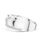 Nexus Interlocking Link Diamond Band Ring