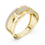 Nexus Interlocking Link Diamond Band Ring