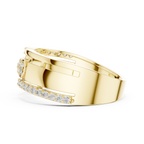 Nexus Interlocking Link Diamond Band Ring