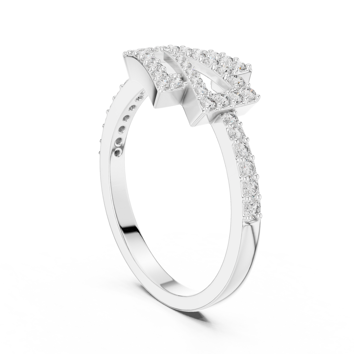 Electra Zigzag Silver Ring