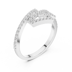 Electra Zigzag Silver Ring