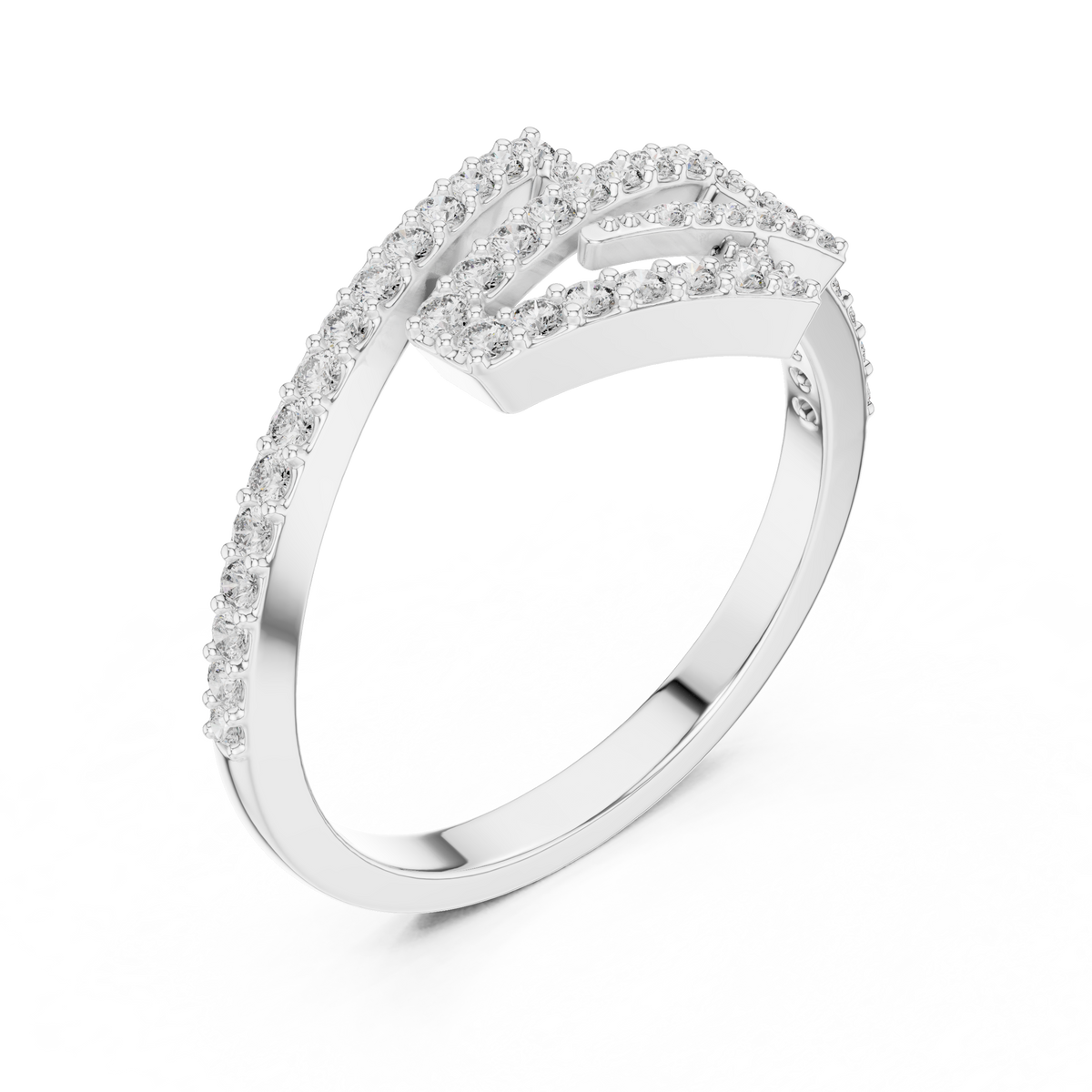 Electra Zigzag Silver Ring