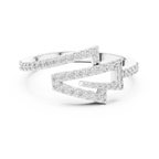 Electra Zigzag Silver Ring